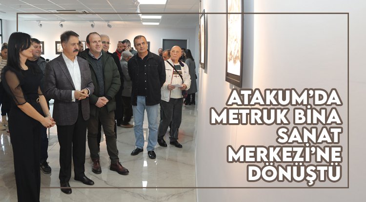 Atakum'da metruk bina Sanat Merkezi oldu