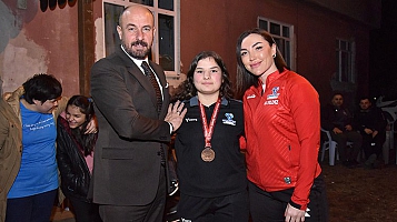 Başkan Togar’dan Türkiye üçüncüsü sporcuya tebrik
