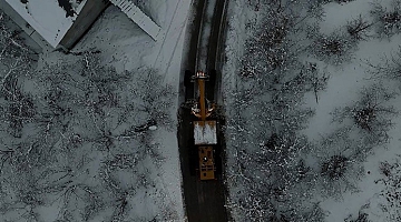 Samsun Atakum'da yoğun kar mesaisi