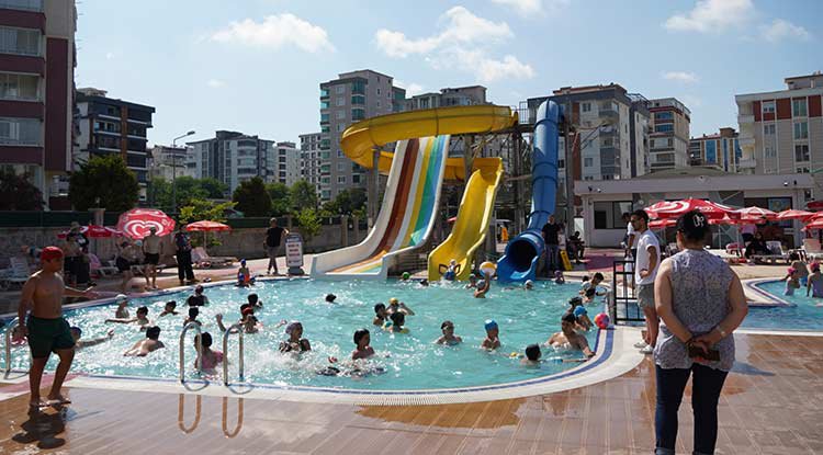 Aquapark’ta yaz keyfi başka