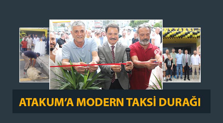 Atakent'e modern taksi durağı