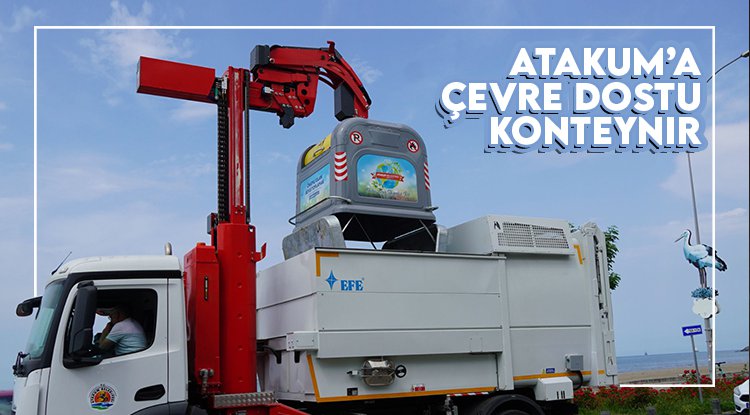 Atakum’a çevre dostu konteynerler