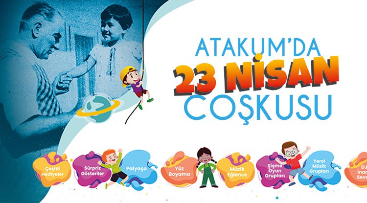 Atakum Belediyesi’nden 23 Nisan Çocuk Şenliği