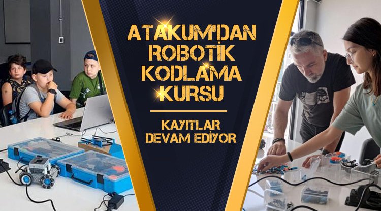 Atakum Belediyesi’nden robotik kodlama kursu