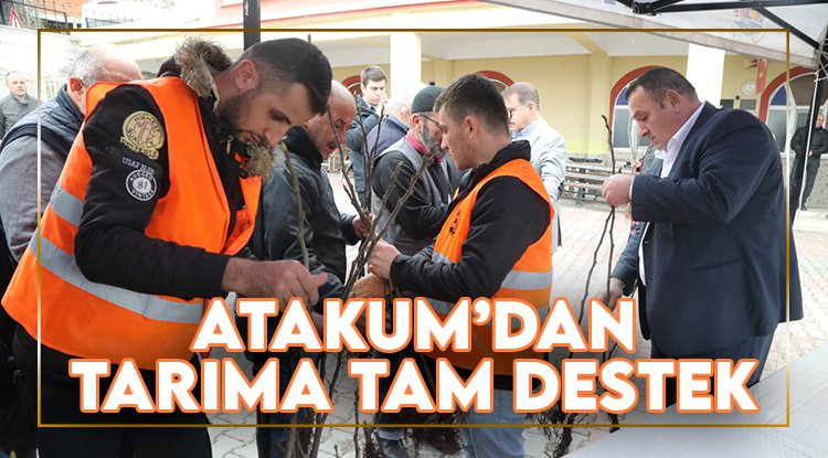 Atakum Belediyesi’nden tarımsal üretime tam destek