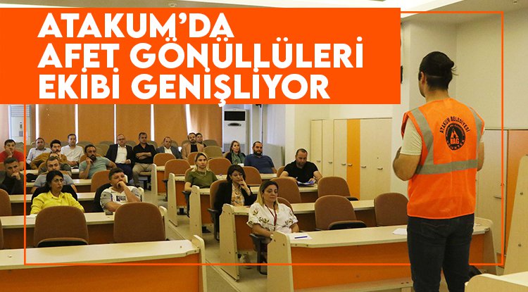 Atakum’da afet gönüllüleri ekibi genişliyor