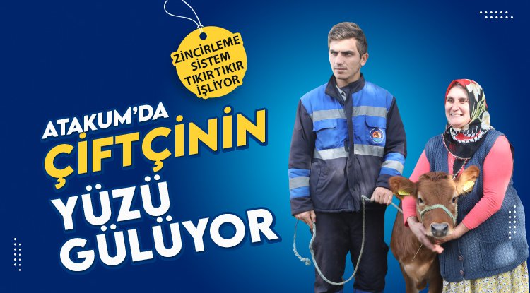 Atakum’da çiftçinin yüzü gülüyor