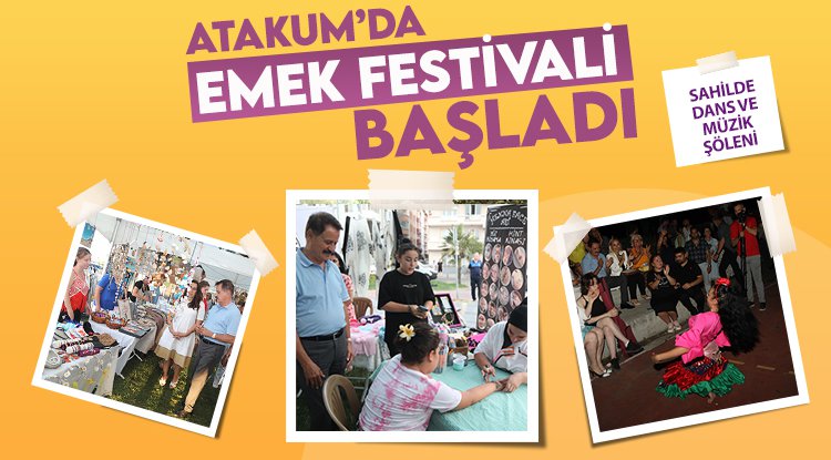 Atakum'da 3. Kadın Emeği Festivali Sahil'de başladı