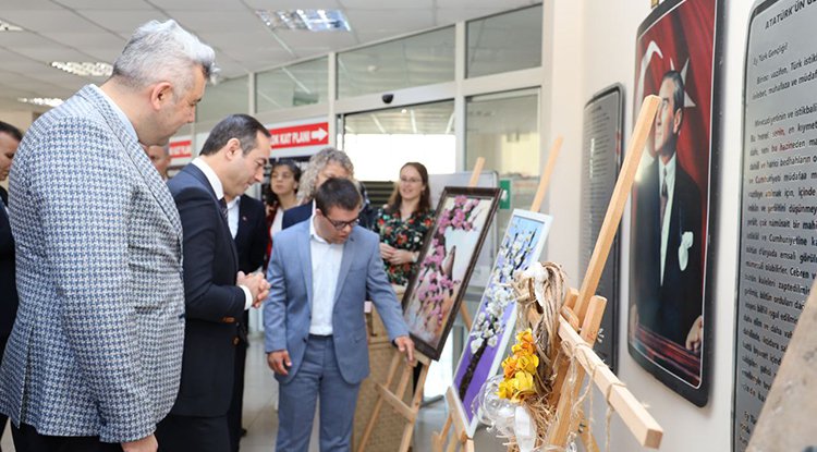 Atakum'da özel öğrencilerin ürünleri beğeni topladı