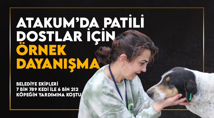 Atakum’da patili dostlar için örnek dayanışma