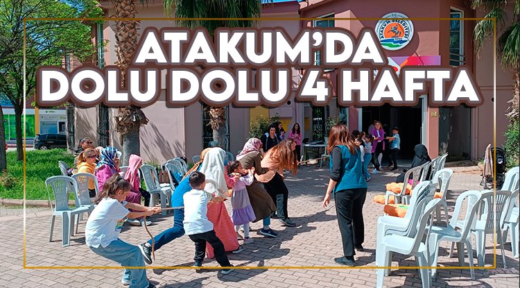 Atakum'da 'Şehrimde Dört Hafta' dolu dolu geçiyor