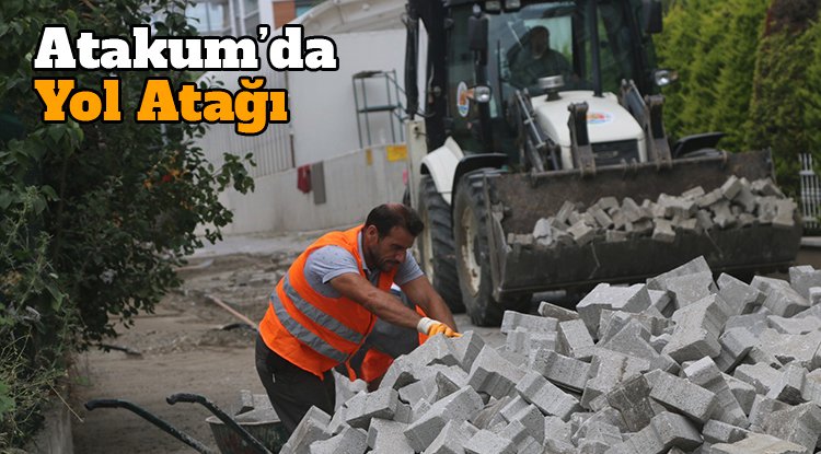 Atakum’da yol çalışmaları son hız devam ediyor