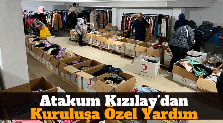 Atakum Kızılay'dan kuruluşa özel yardım kampanyası