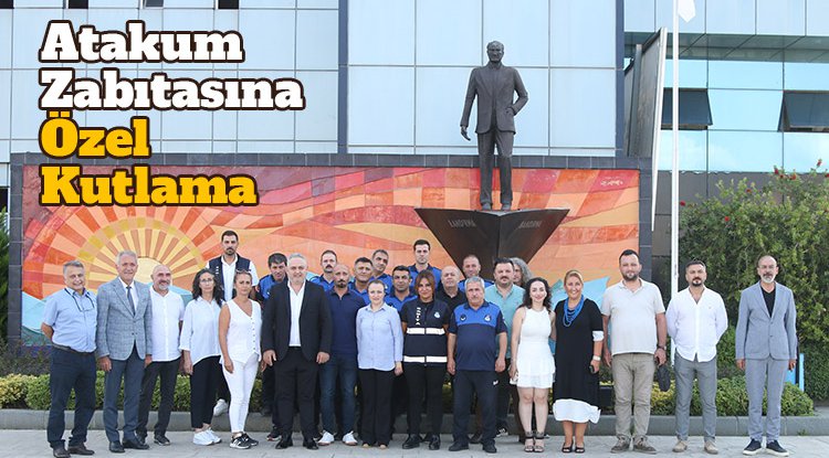 Atakum Zabıtası’na özel kutlama