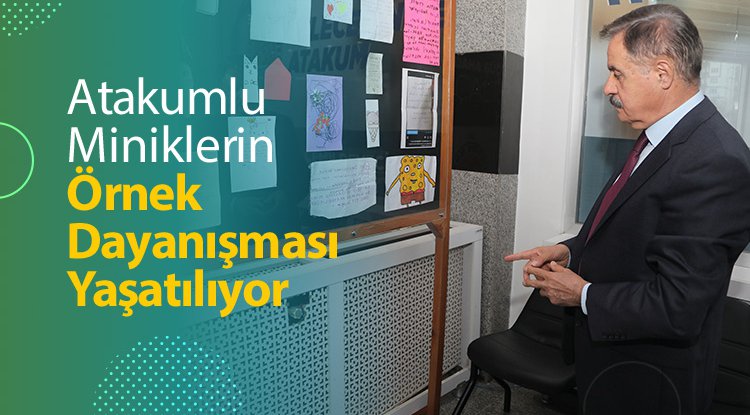 Atakumlu miniklerin örnek dayanışması yaşatılıyor