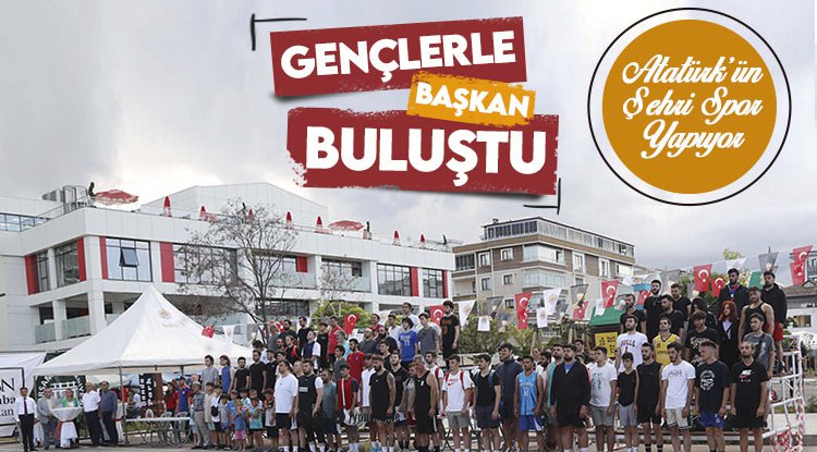 Atatürk'ün şehri spor yapıyor