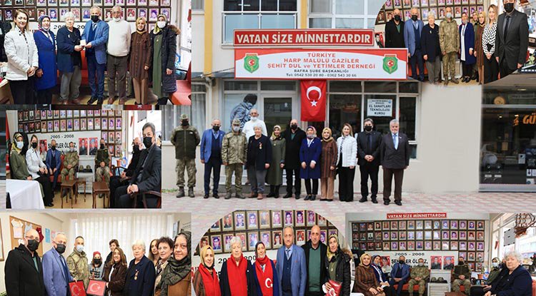 Bafra'da duygulandıran ziyaret