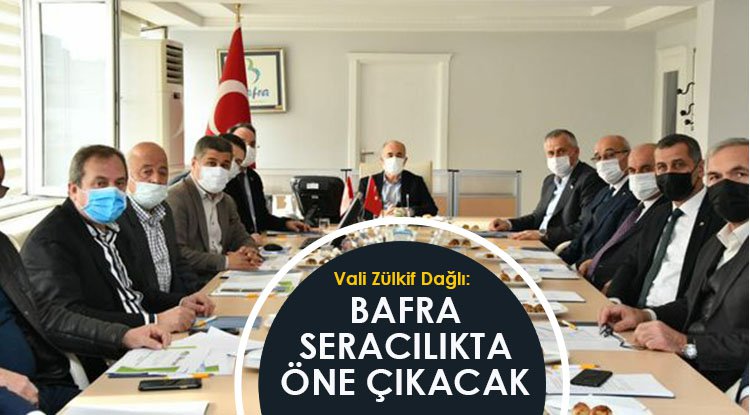 Bafra seracılıkta önemli konuma gelecek