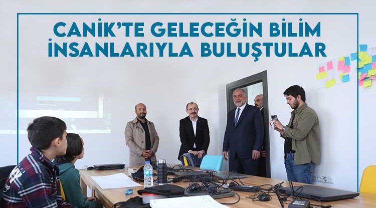 Bakan Muş ve Başkan Sandıkçı geleceğin bilim insanlarıyla buluştu