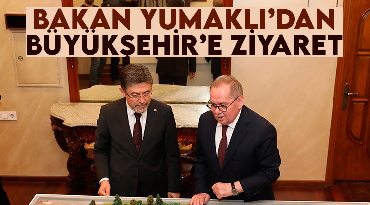 Bakan Yumaklı, Samsun'da Başkan Demir’i ziyaret etti