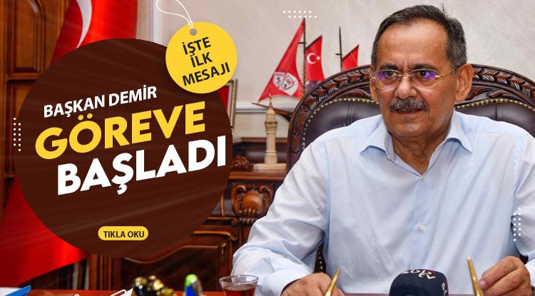 Başkan Demir, Samsun’a döndü, göreve başladı