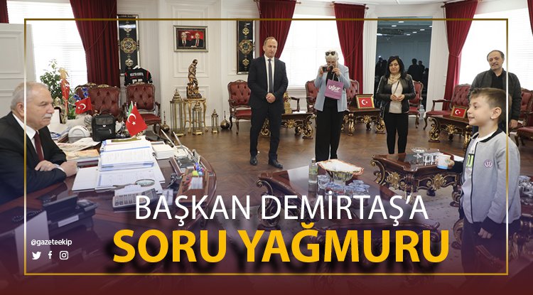Başkan Demirtaş'a soru yağmuru
