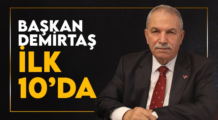 Başkan Demirtaş ilk 10'da