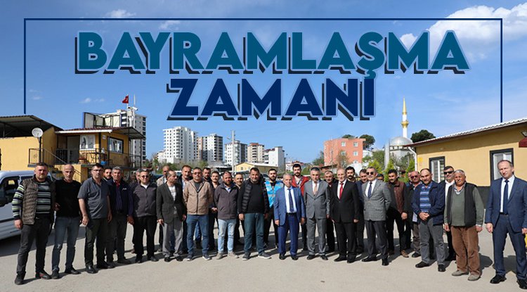 Başkan Demirtaş, personelle bayramlaştı