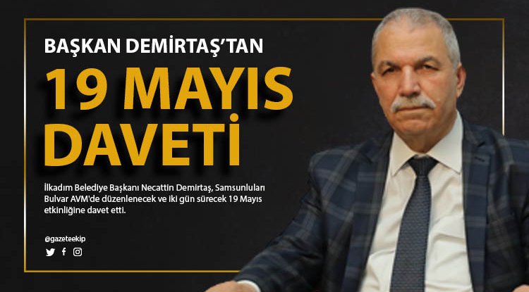 Başkan Demirtaş'tan 19 Mayıs daveti