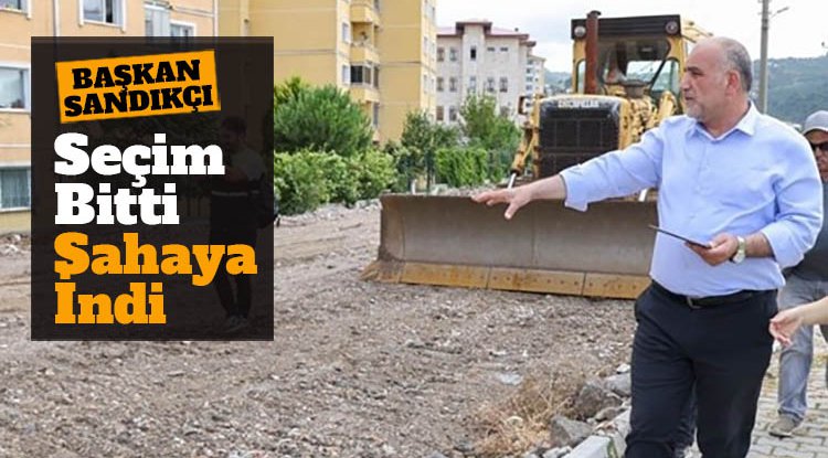 Başkan İbrahim Sandıkçı: İlk günkü heyecanımızla sahadayız