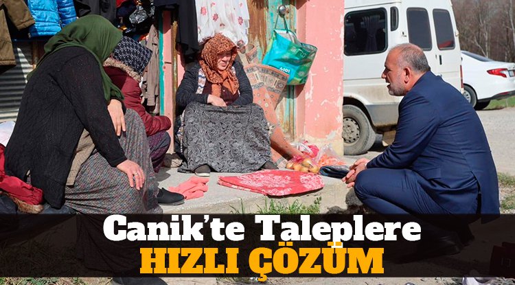 Başkan İbrahim Sandıkçı: Talepleri hızlı bir şekilde karşılıyoruz