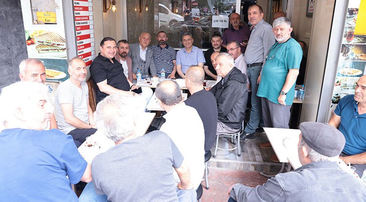 Başkan İhsan Kurnaz Unkapanı Esnafıyla Buluştu