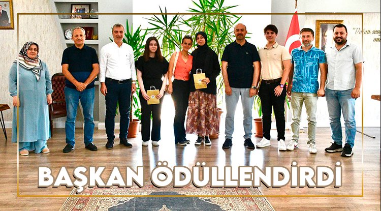 Başkan Kılıç'tan YKS’de dereceye giren öğrencilere ödül
