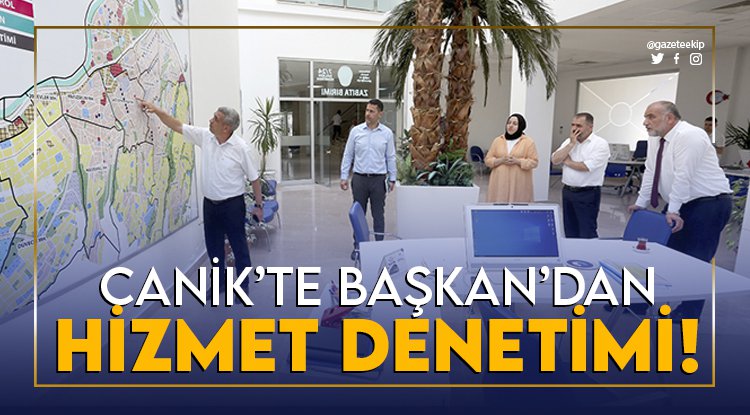 Başkan Sandıkçı, çalışmaları inceledi