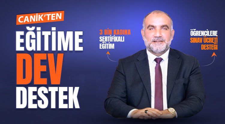 Başkan Sandıkçı’dan eğitime dev destek