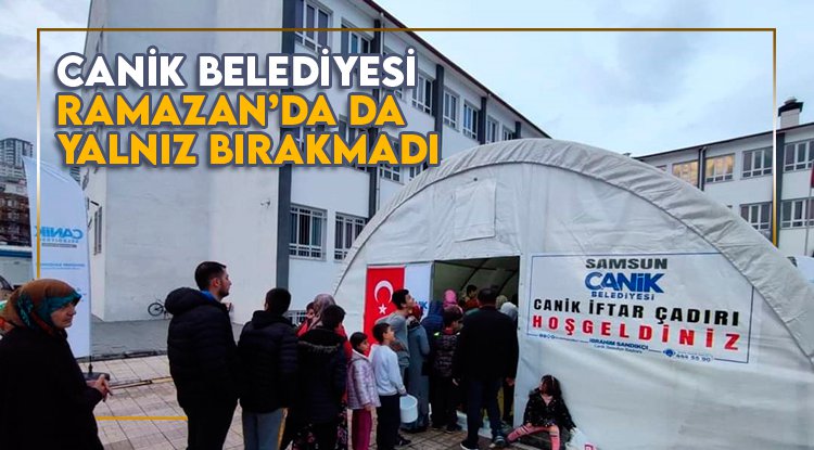 Başkan Sandıkçı, deprem bölgesinde depremzedelerle iftar yaptı
