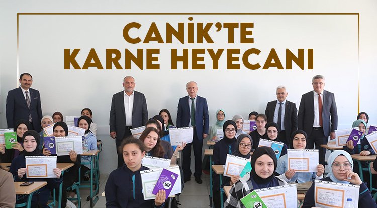 Başkan Sandıkçı öğrencilerin karne sevincine ortak oldu