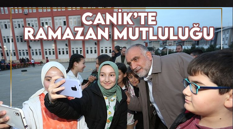 Başkan Sandıkçı, öğrencilerin Ramazan sevincini paylaştı