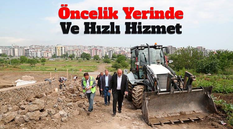 Başkan Sandıkçı: Önceliğimiz yerinde ve hızlı hizmet
