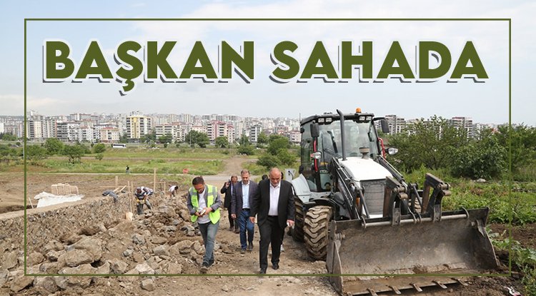 Başkan Sandıkçı sahadan ayrılmıyor