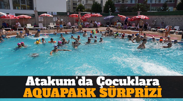 Başkan Türkel’den çocuklara aquapark sürprizi