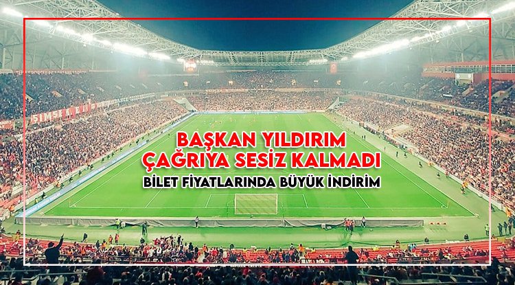 Başkan Yıldırım çağrıya sessiz kalmadı