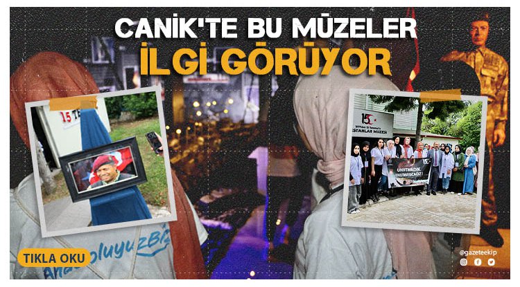 Bayburtlu Gençler Canik'te o müzeleri gezdi