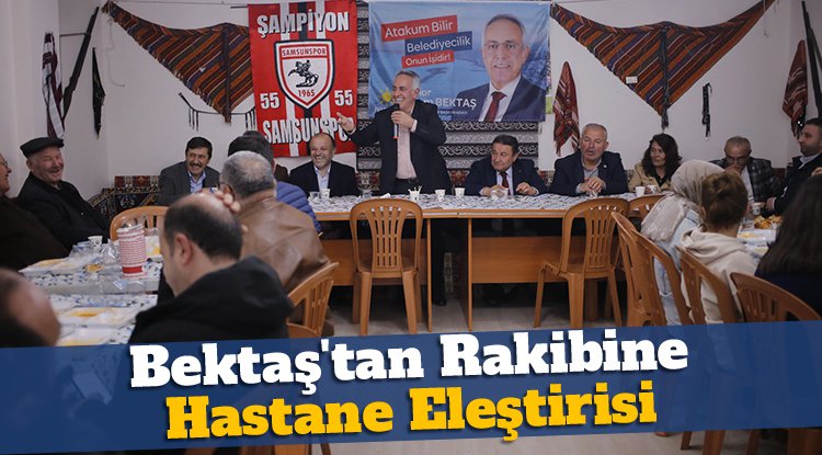 Bektaş'tan rakibine hastane eleştirisi