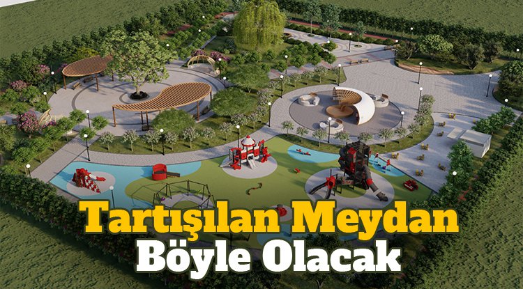 Büyükşehir’den Atakum'daki tartışılan meydana Kütüphane Parkı