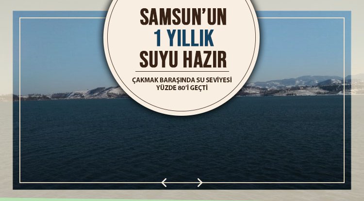 Çakmak Barajı'nda bir yıllık su birikti