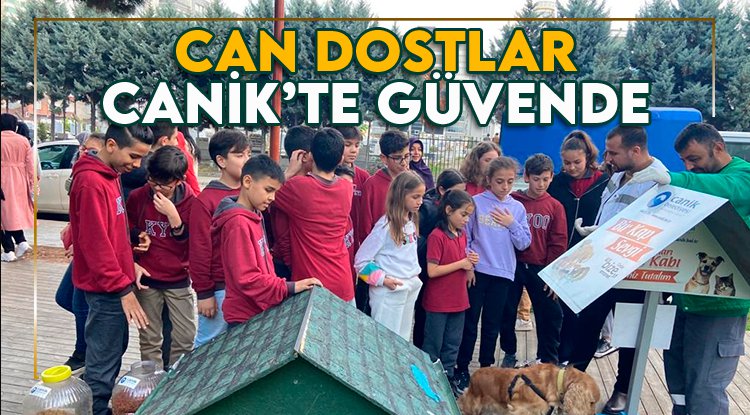 Canik Belediyesi can dostların yanında