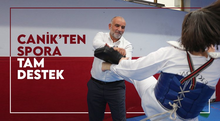 Canik Belediyesi’nden sporculara tam destek