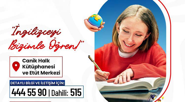 Canik Belediyesi'nden Ücretsiz İngilizce Eğitimi