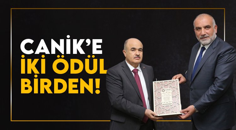 Canik Belediyesi’ne iki ödül birden